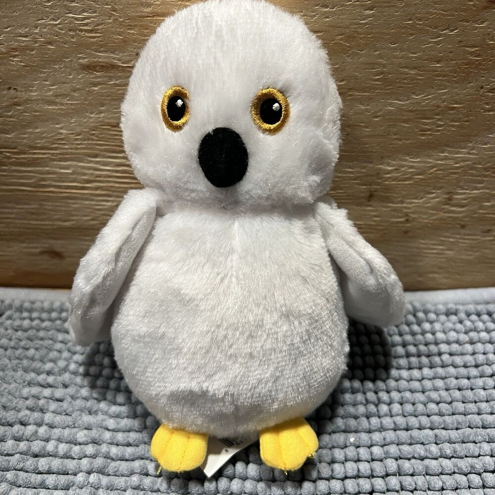 Wizarding World Harry Potter Hedwig Snow Owl Plush 7'' Stuffed Animal White Soft